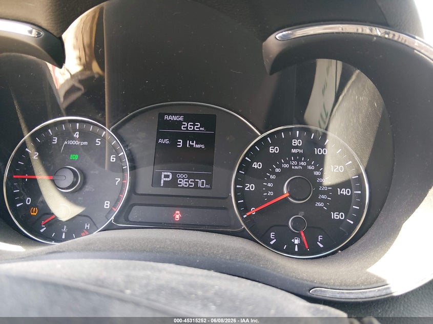 2015 Kia Forte VIN KNAFX4A62F5310997 IAAI salvage auction — REAR END, Salvage Title, sold $1,525 on 2026-07-13 (photo 7)