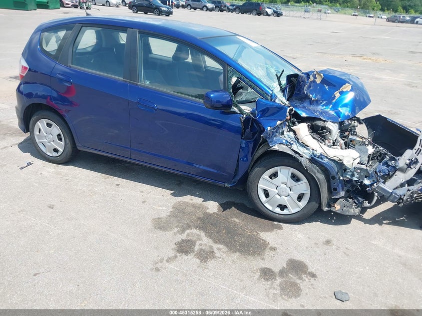 2013 Honda Fit VIN JHMGE8H3XDC053367 IAAI salvage auction — FRONT END, Salvage Title, sold $150 on 2026-07-14 (photo 1)