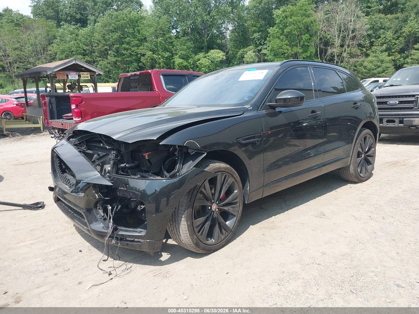 2018 Jaguar F-pace VIN SADCM2FV6JA252951 IAAI salvage auction — FRONT END, Rebuildable (Florida), sold $6,300 on 2026-07-18 (photo 2)