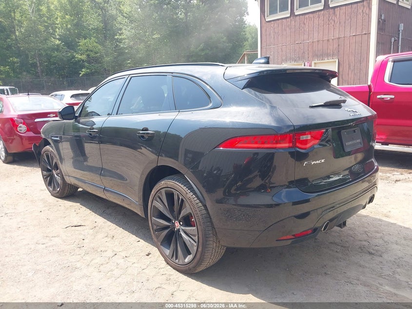 2018 Jaguar F-pace VIN SADCM2FV6JA252951 IAAI salvage auction — FRONT END, Rebuildable (Florida), sold $6,300 on 2026-07-18 (photo 3)