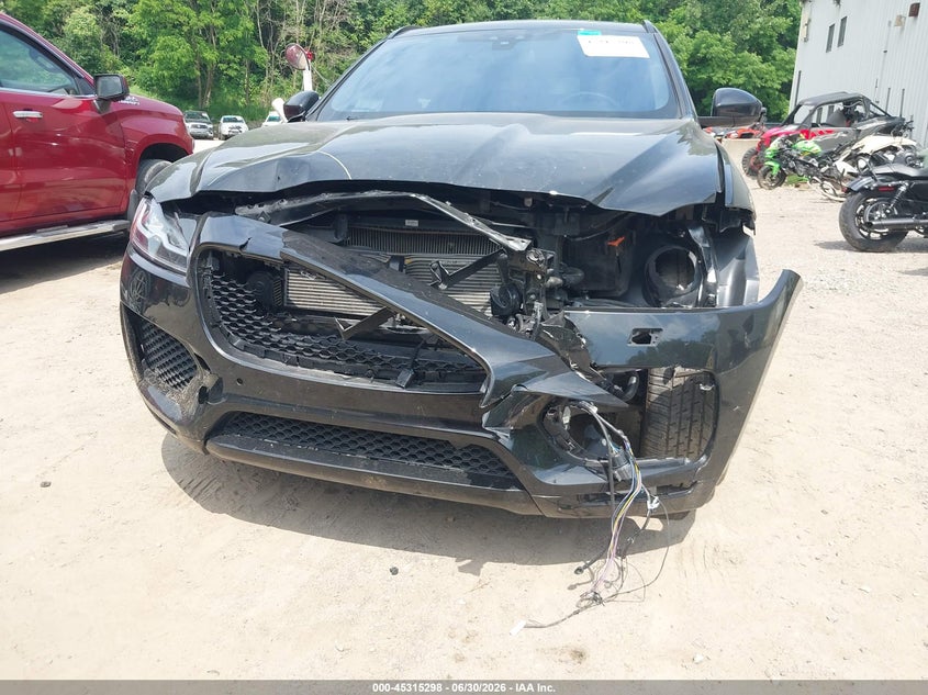 2018 Jaguar F-pace VIN SADCM2FV6JA252951 IAAI salvage auction — FRONT END, Rebuildable (Florida), sold $6,300 on 2026-07-18 (photo 6)