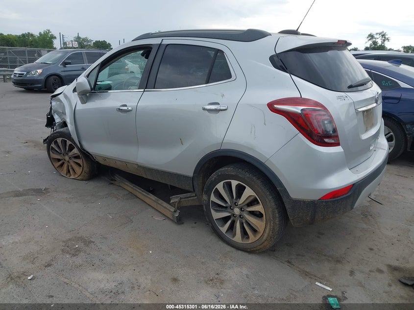 2022 Buick Encore VIN KL4CJASM6NB519155 IAAI salvage auction — FRONT & REAR, Clear (South Carolina), sold $475 on 2026-07-10 (photo 3)