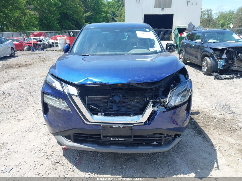 2021 Nissan Rogue VIN JN8AT3BB9MW204086 IAAI salvage auction — FRONT END, Salvage Title, sold $6,050 on 2026-07-28 (photo 6)