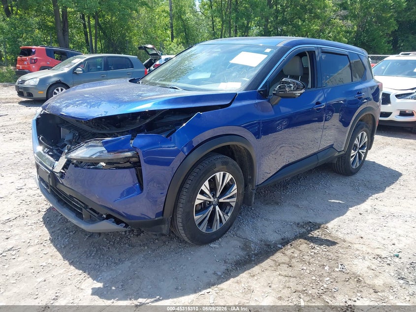 2021 Nissan Rogue VIN JN8AT3BB9MW204086 IAAI salvage auction — FRONT END, Salvage Title, sold $6,050 on 2026-07-28 (photo 2)