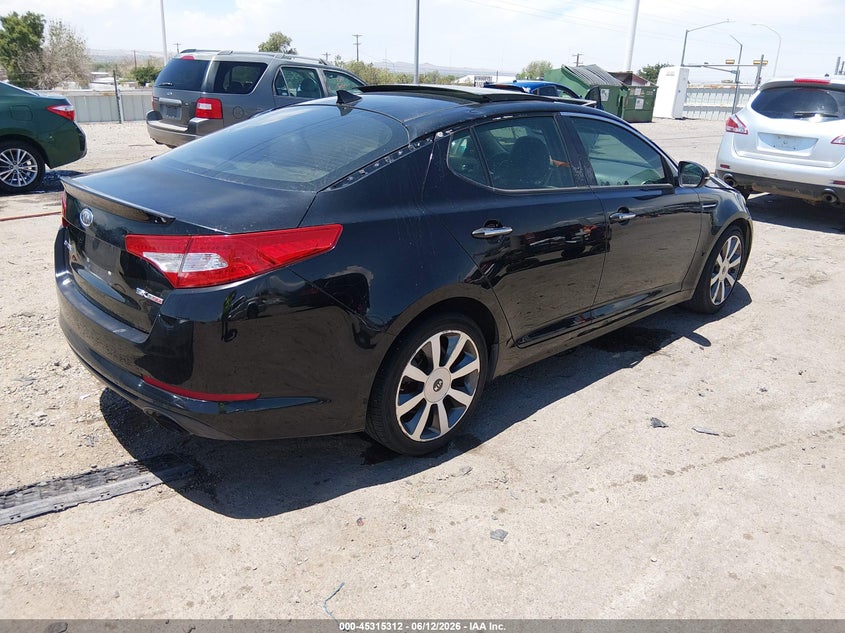 2012 Kia Optima VIN 5XXGR4A69CG058335 IAAI salvage auction — NORMAL WEAR, Nrc Lienholder Repossession Paperwork (New Mexico), sold $325 on 2026-07-06 (photo 4)