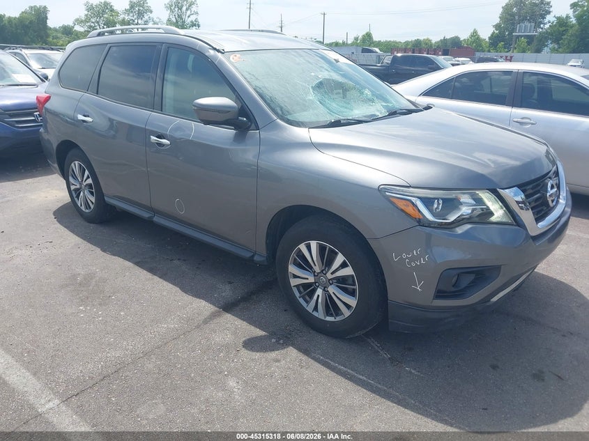 2020 Nissan Pathfinder VIN 5N1DR2CM1LC580102 IAAI salvage auction — FRONT END, Salvage Title, sold $2,300 on 2026-07-09 (photo 1)