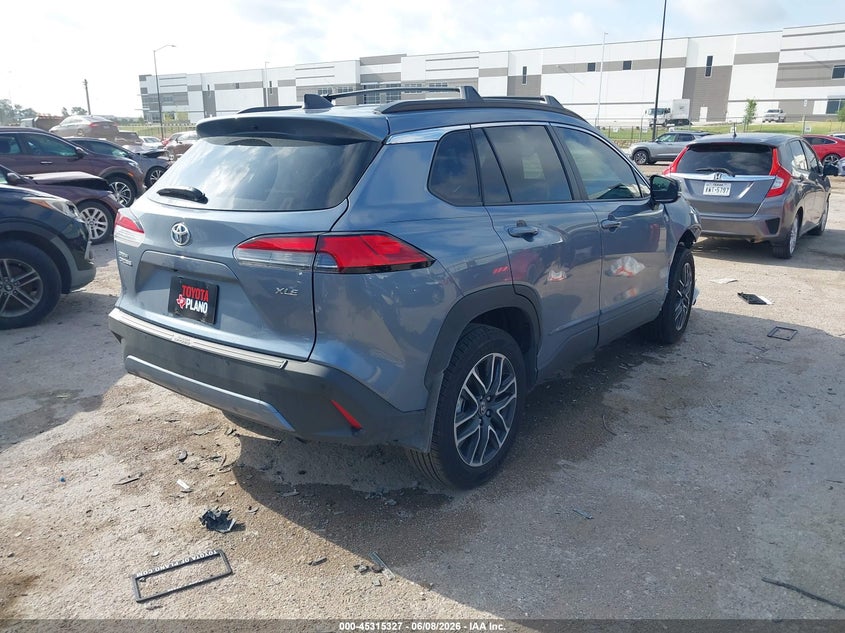 2026 Toyota Corolla cross VIN 7MUEAAAG2TV181176 IAAI salvage auction — FRONT END, Original (Texas), sold $10,300 on 2026-08-22 (photo 4)