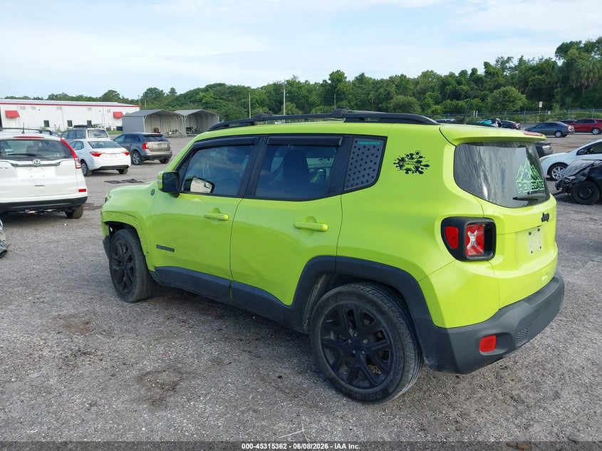 2018 Jeep Renegade VIN ZACCJABB8JPH34623 IAAI salvage auction — LEFT FRONT, Salvage Title, sold $1,900 on 2026-08-20 (photo 3)