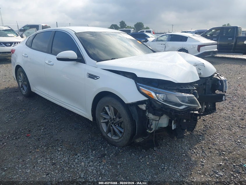 2020 Kia Optima VIN 5XXGT4L39LG380784 IAAI salvage auction — FRONT END, Salvage (Arkansas), sold $800 on 2026-08-01 (photo 1)