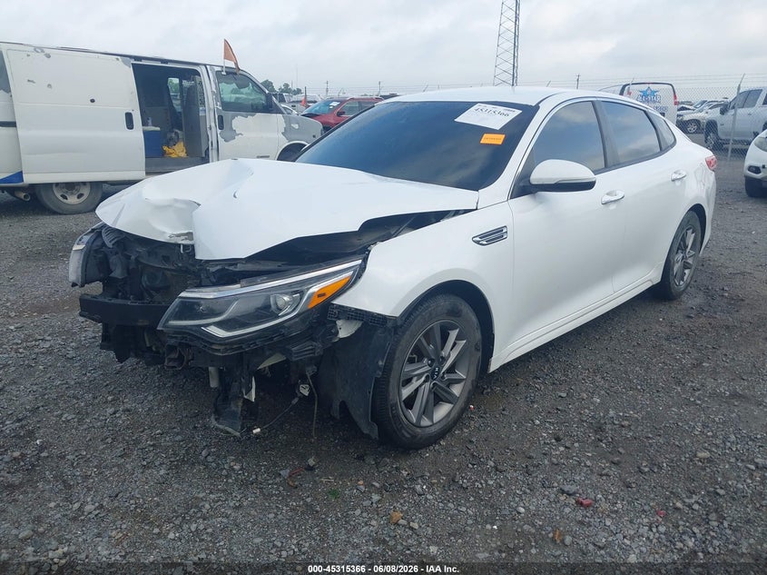 2020 Kia Optima VIN 5XXGT4L39LG380784 IAAI salvage auction — FRONT END, Salvage (Arkansas), sold $800 on 2026-08-01 (photo 2)