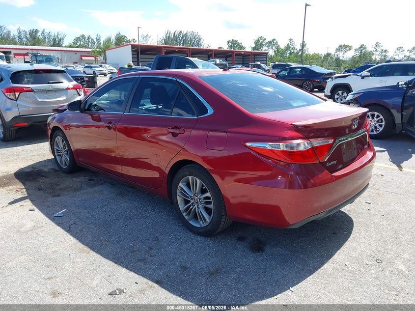 2015 Toyota Camry VIN 4T1BF1FKXFU924383 IAAI salvage auction — FRONT END, Salvage Title, sold $3,800 on 2026-07-06 (photo 3)