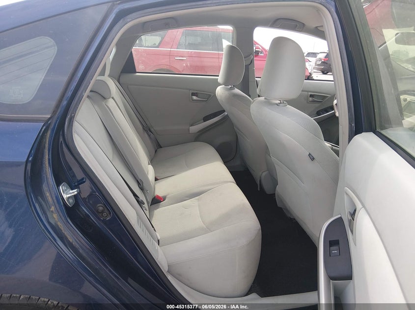 2014 Toyota Prius VIN JTDKN3DU8E1745251 IAAI salvage auction — RIGHT FRONT, Salvage Title, sold $850 on 2026-07-28 (photo 8)