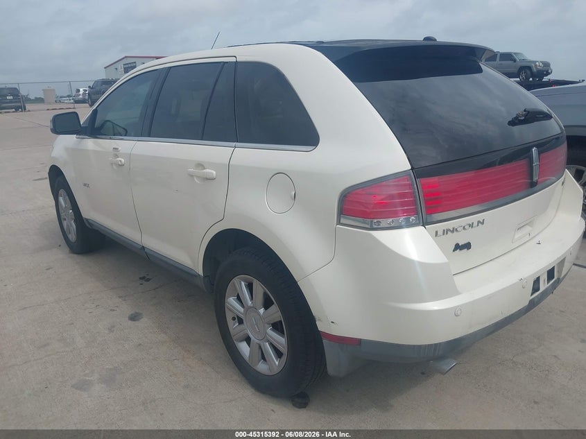 2007 Lincoln Mkx VIN 2LMDU68C27BJ08989 IAAI salvage auction — LEFT FRONT, Salvage (Texas), sold $800 on 2026-07-10 (photo 3)