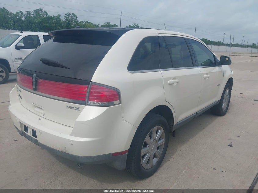 2007 Lincoln Mkx VIN 2LMDU68C27BJ08989 IAAI salvage auction — LEFT FRONT, Salvage (Texas), sold $800 on 2026-07-10 (photo 4)