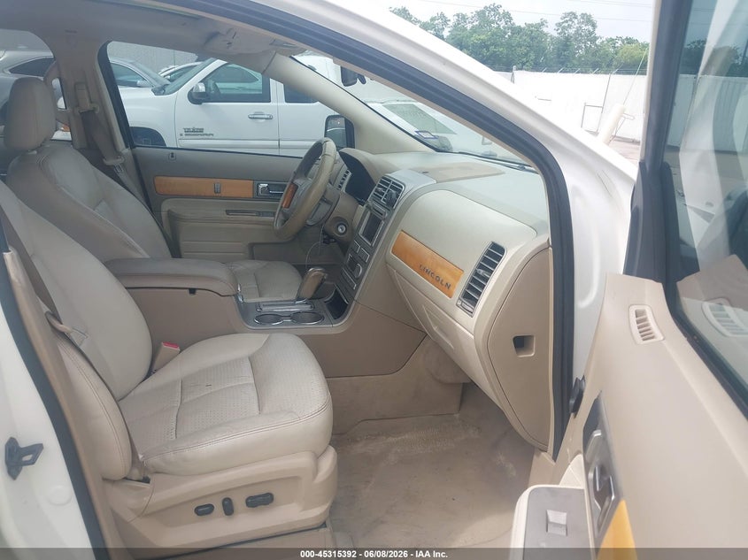 2007 Lincoln Mkx VIN 2LMDU68C27BJ08989 IAAI salvage auction — LEFT FRONT, Salvage (Texas), sold $800 on 2026-07-10 (photo 5)