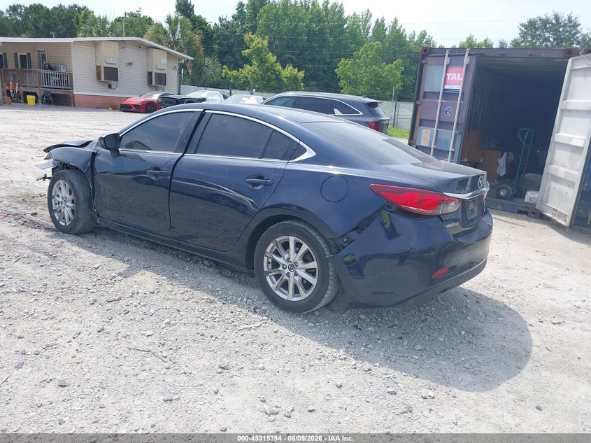 2016 Mazda 6 VIN JM1GJ1U55G1432742 IAAI salvage auction — LEFT FRONT, Salvage Title, sold $775 on 2026-07-21 (photo 3)