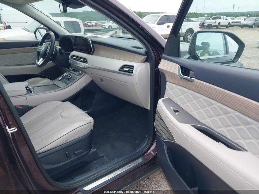 2022 Hyundai Palisade VIN KM8R74HEXNU454522 IAAI salvage auction — REAR END, Salvage Title, sold $8,500 on 2026-07-07 (photo 5)