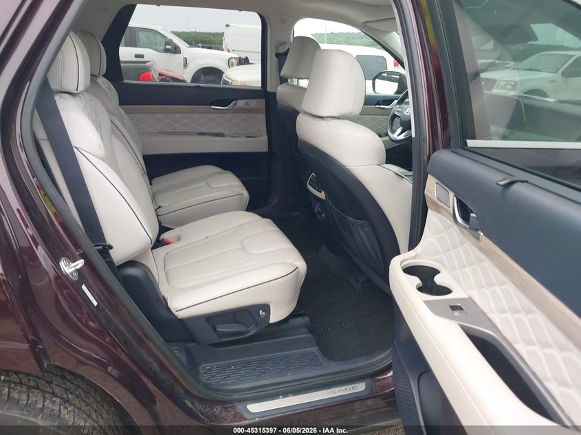 2022 Hyundai Palisade VIN KM8R74HEXNU454522 IAAI salvage auction — REAR END, Salvage Title, sold $8,500 on 2026-07-07 (photo 8)