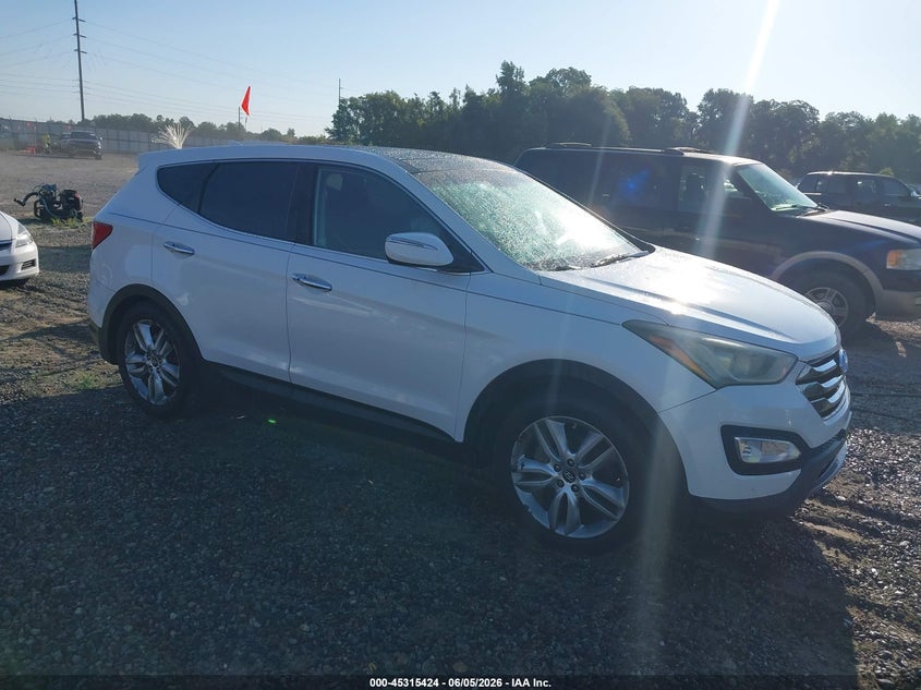 2013 Hyundai Santa fe VIN 5XYZW3LA4DG007562 IAAI salvage auction — NORMAL WEAR, Repossession Paperwork (Georgia), sold $1,050 on 2026-07-13 (photo 1)
