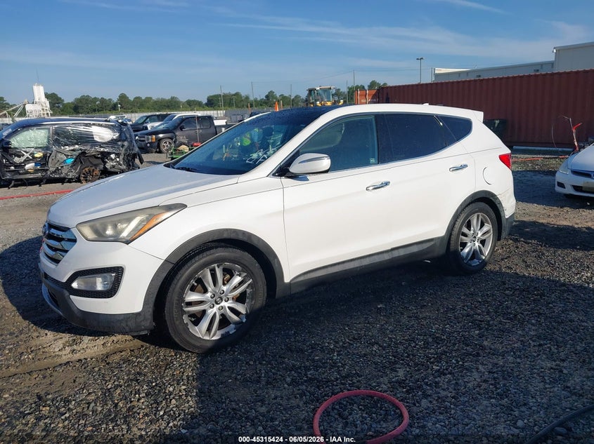 2013 Hyundai Santa fe VIN 5XYZW3LA4DG007562 IAAI salvage auction — NORMAL WEAR, Repossession Paperwork (Georgia), sold $1,050 on 2026-07-13 (photo 2)