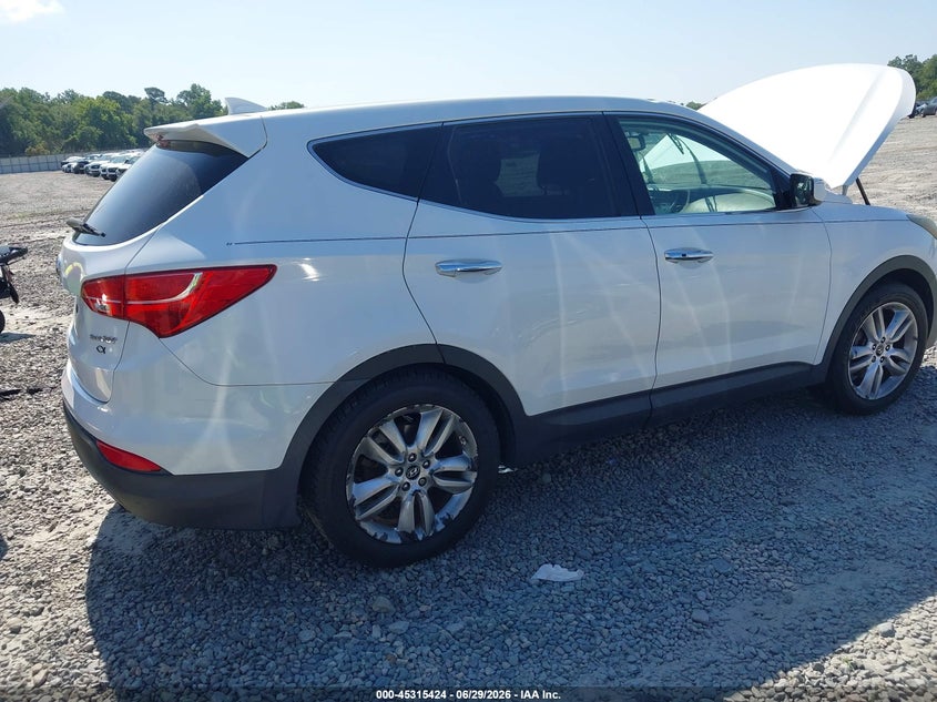 2013 Hyundai Santa fe VIN 5XYZW3LA4DG007562 IAAI salvage auction — NORMAL WEAR, Repossession Paperwork (Georgia), sold $1,050 on 2026-07-13 (photo 4)