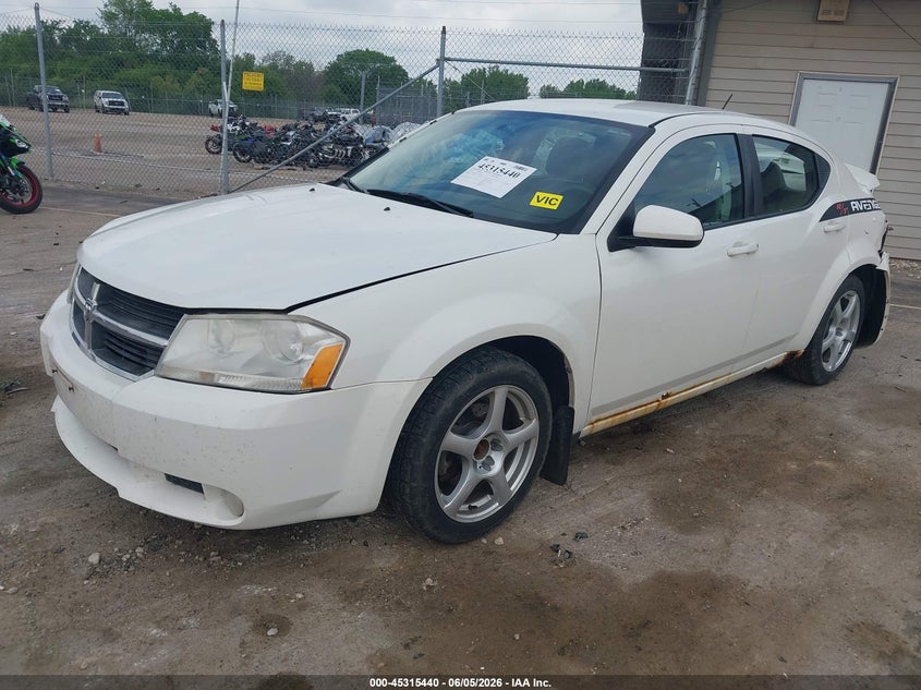 2010 Dodge Avenger VIN 1B3CC5FB8AN138658 IAAI salvage auction — REAR END, Junk Bill Of Sale Mv2459 (Wisconsin), sold $400 on 2026-07-09 (photo 2)