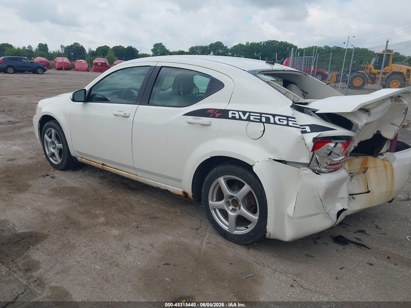 2010 Dodge Avenger VIN 1B3CC5FB8AN138658 IAAI salvage auction — REAR END, Junk Bill Of Sale Mv2459 (Wisconsin), sold $400 on 2026-07-09 (photo 3)