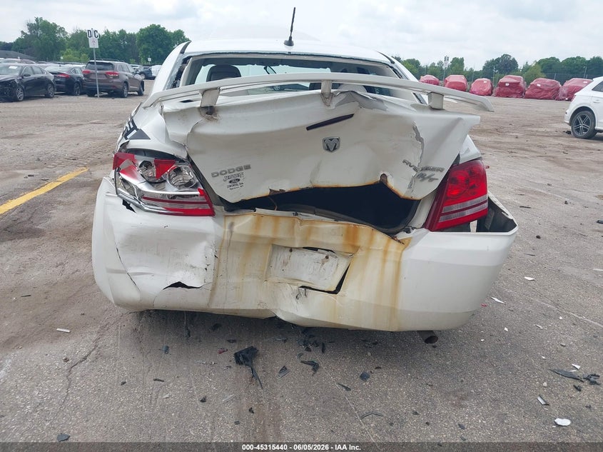 2010 Dodge Avenger VIN 1B3CC5FB8AN138658 IAAI salvage auction — REAR END, Junk Bill Of Sale Mv2459 (Wisconsin), sold $400 on 2026-07-09 (photo 6)