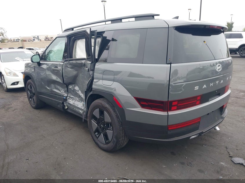 2026 Hyundai Santa fe VIN 5NMP24G12TH100989 IAAI salvage auction — LEFT SIDE, Salvage Certificate (California), sold $11,650 on 2026-07-31 (photo 3)