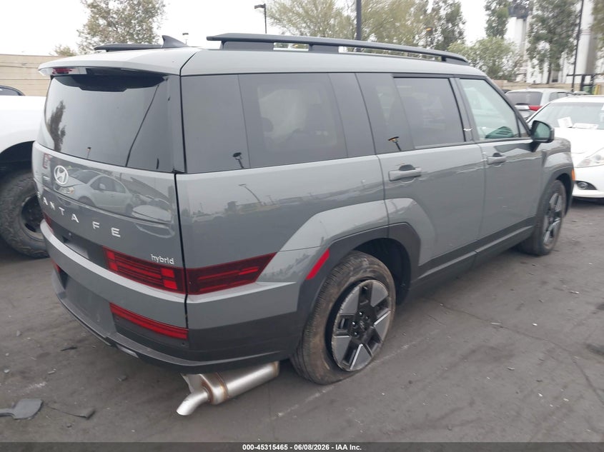 2026 Hyundai Santa fe VIN 5NMP24G12TH100989 IAAI salvage auction — LEFT SIDE, Salvage Certificate (California), sold $11,650 on 2026-07-31 (photo 4)