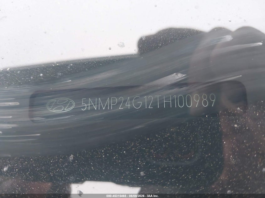 2026 Hyundai Santa fe VIN 5NMP24G12TH100989 IAAI salvage auction — LEFT SIDE, Salvage Certificate (California), sold $11,650 on 2026-07-31 (photo 9)
