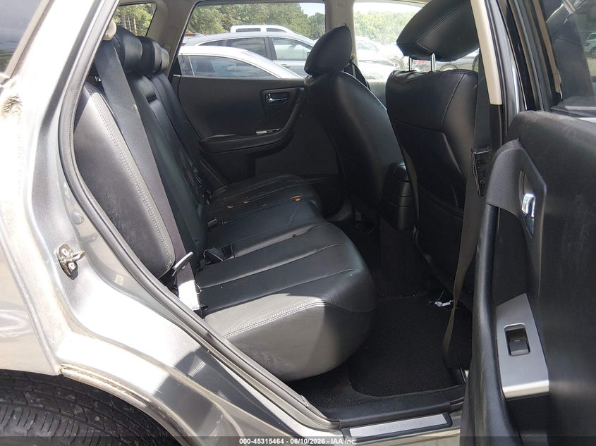 2007 Nissan Murano VIN JN8AZ08W57W626187 IAAI salvage auction — FRONT END, Salvage (South Carolina), sold $250 on 2026-07-14 (photo 8)