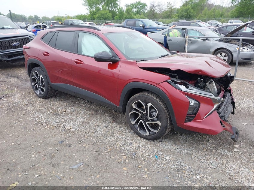 2024 Chevrolet Trax VIN KL77LJE22RC119425 IAAI salvage auction — FRONT END, Salvage Title, sold $4,675 on 2026-07-23 (photo 1)