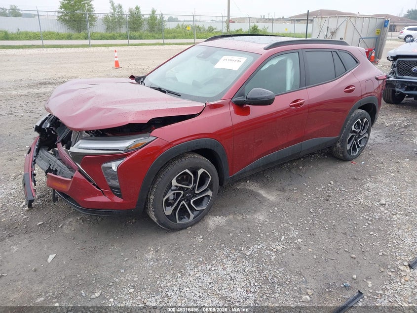 2024 Chevrolet Trax VIN KL77LJE22RC119425 IAAI salvage auction — FRONT END, Salvage Title, sold $4,675 on 2026-07-23 (photo 2)