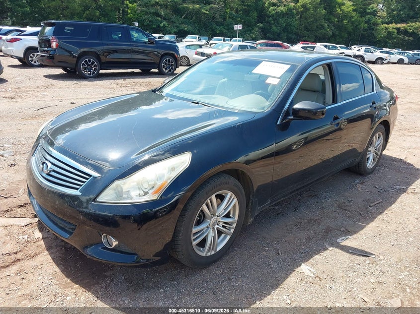 2012 Infiniti G VIN JN1CV6AR4CM972568 IAAI salvage auction — REAR END, Salvage Title, sold $950 on 2026-07-15 (photo 2)