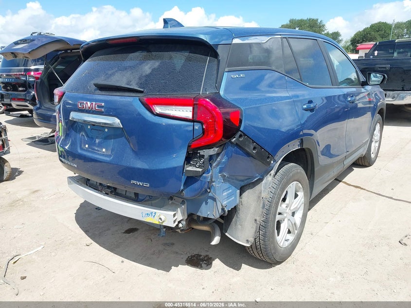 2024 Gmc Terrain VIN 3GKALTEG5RL366141 IAAI salvage auction — SIDE, Original (Texas), sold $7,500 on 2026-08-20 (photo 4)