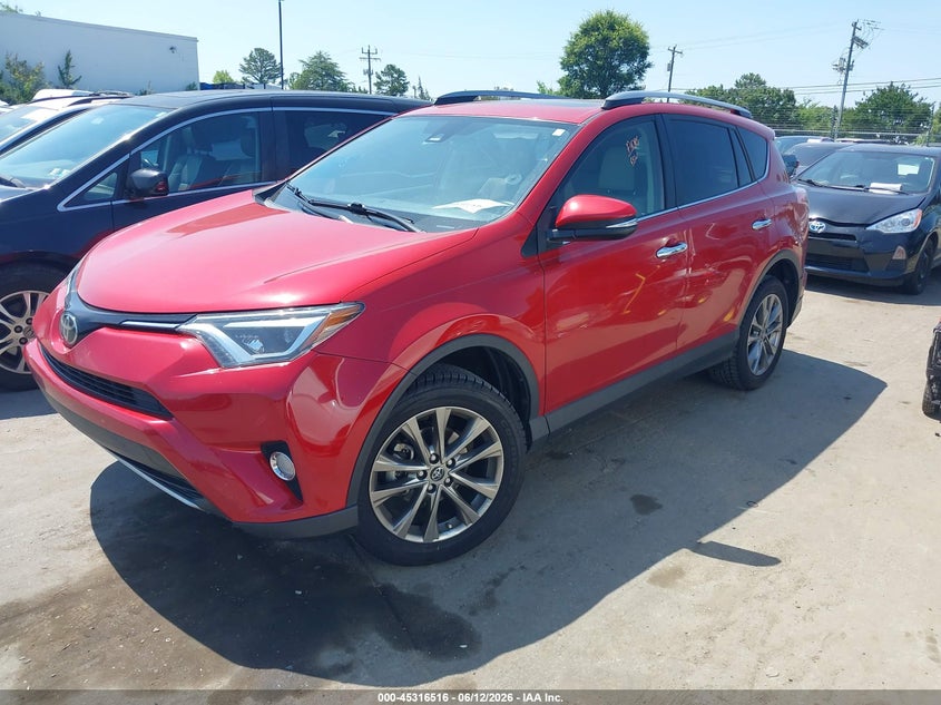 2017 Toyota Rav 4 VIN JTMYFREV2HJ142012 IAAI salvage auction — REAR END, Salvage Title, sold $8,350 on 2026-07-20 (photo 2)