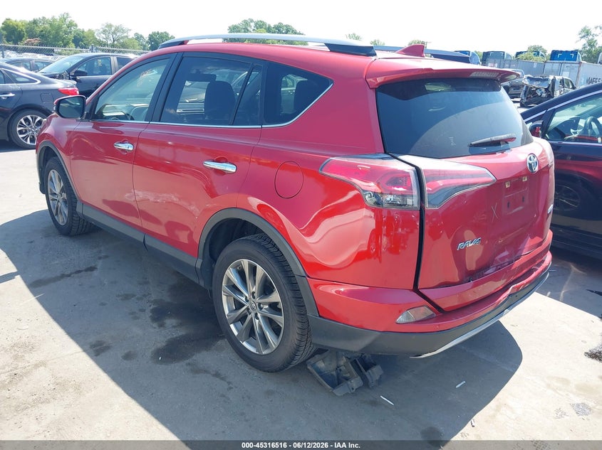2017 Toyota Rav 4 VIN JTMYFREV2HJ142012 IAAI salvage auction — REAR END, Salvage Title, sold $8,350 on 2026-07-20 (photo 3)