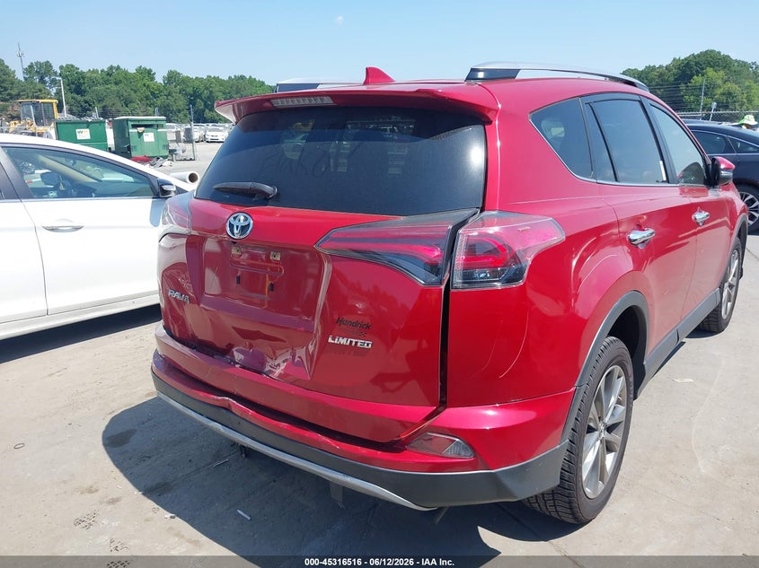 2017 Toyota Rav 4 VIN JTMYFREV2HJ142012 IAAI salvage auction — REAR END, Salvage Title, sold $8,350 on 2026-07-20 (photo 4)