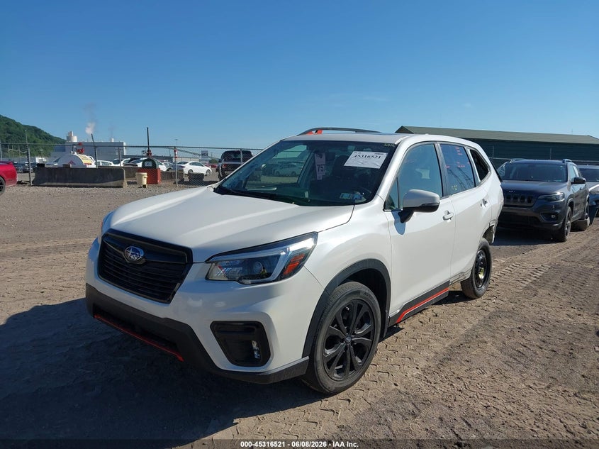 2021 Subaru Forester VIN JF2SKARC0MH514655 IAAI salvage auction — REAR END, Salvage Title, sold $6,100 on 2026-07-19 (photo 2)