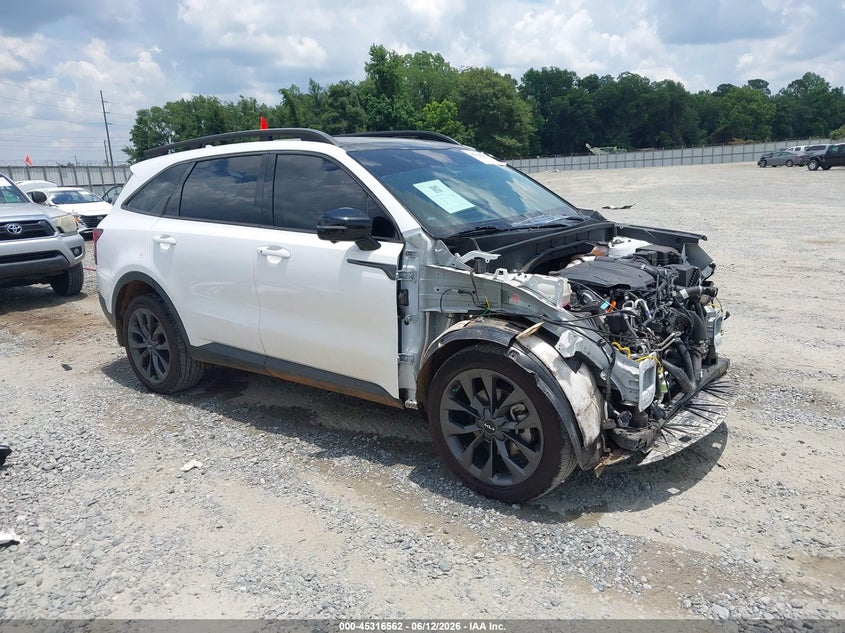 2023 Kia Sorento VIN 5XYRKDLF2PG216736 IAAI salvage auction — RIGHT FRONT, Salvage Title, sold $9,200 on 2026-07-26 (photo 1)