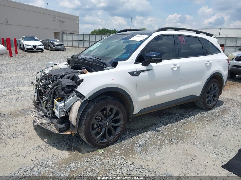 2023 Kia Sorento VIN 5XYRKDLF2PG216736 IAAI salvage auction — RIGHT FRONT, Salvage Title, sold $9,200 on 2026-07-26 (photo 2)