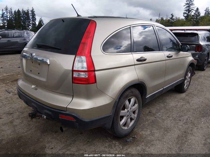 2007 Honda Cr-v VIN JHLRE48567C076611 IAAI salvage auction — FRONT END, Bill Of Sale (Washington), sold $1,400 on 2026-07-08 (photo 4)
