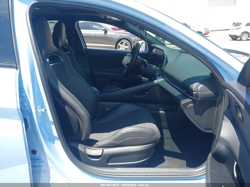 2025 Hyundai Elantra n VIN KMHLW4DKXSU032055 IAAI salvage auction — FRONT END, Salvage Title, sold $6,800 on 2026-07-29 (photo 5)