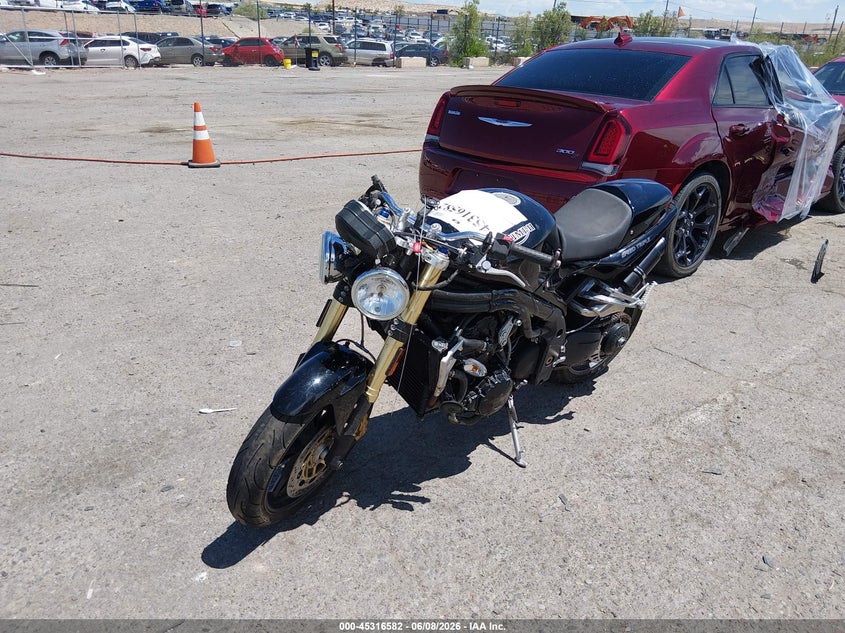 2006 Triumph motorcycle Speed triple VIN SMT500PK96J258499 IAAI salvage auction — UNKNOWN, Salvage (New Mexico), sold $300 on 2026-07-23 (photo 2)