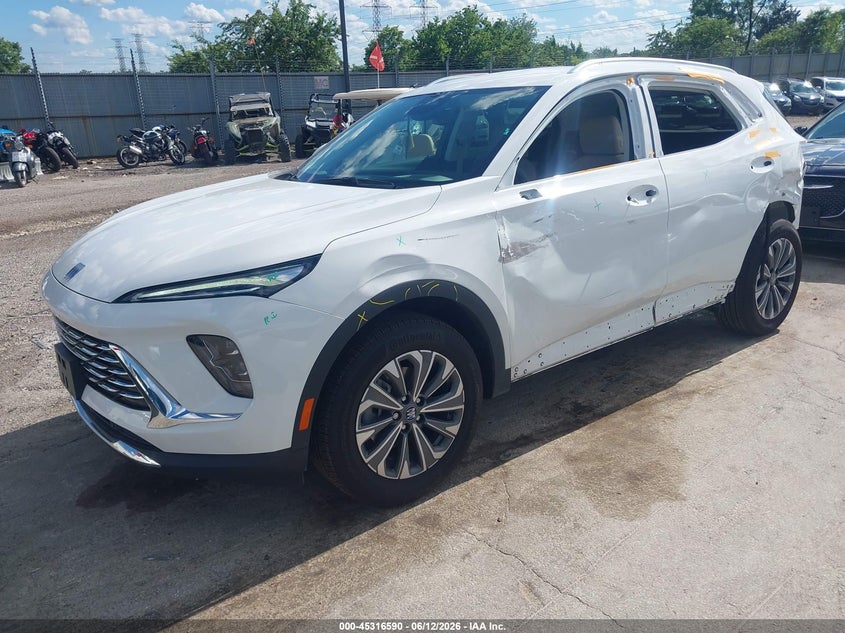 2025 Buick Envision VIN LRBFZKE47SD036544 IAAI salvage auction — REAR END, Salvage (Illinois), sold $8,600 on 2026-07-20 (photo 2)