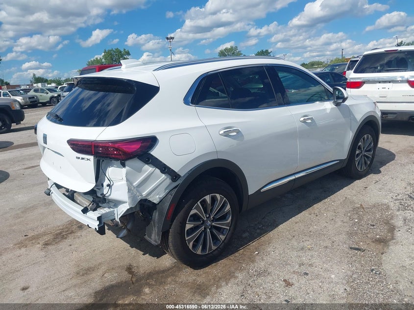 2025 Buick Envision VIN LRBFZKE47SD036544 IAAI salvage auction — REAR END, Salvage (Illinois), sold $8,600 on 2026-07-20 (photo 4)