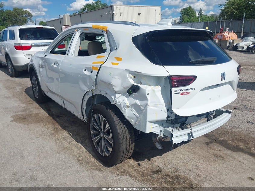 2025 Buick Envision VIN LRBFZKE47SD036544 IAAI salvage auction — REAR END, Salvage (Illinois), sold $8,600 on 2026-07-20 (photo 6)