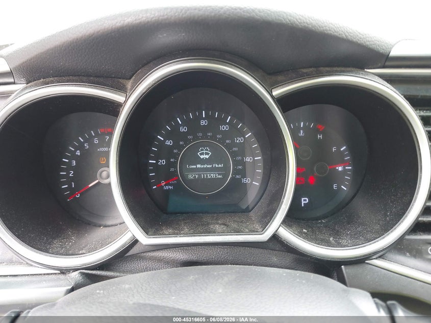 2014 Kia Optima VIN KNAGM4A75E5519350 IAAI salvage auction — NORMAL WEAR, Salvage Title, sold $350 on 2026-07-23 (photo 7)