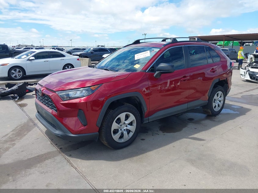 2020 Toyota Rav 4 VIN 2T3H1RFV5LC044522 IAAI salvage auction — SIDE, Original (Texas), sold $7,500 on 2026-07-12 (photo 2)
